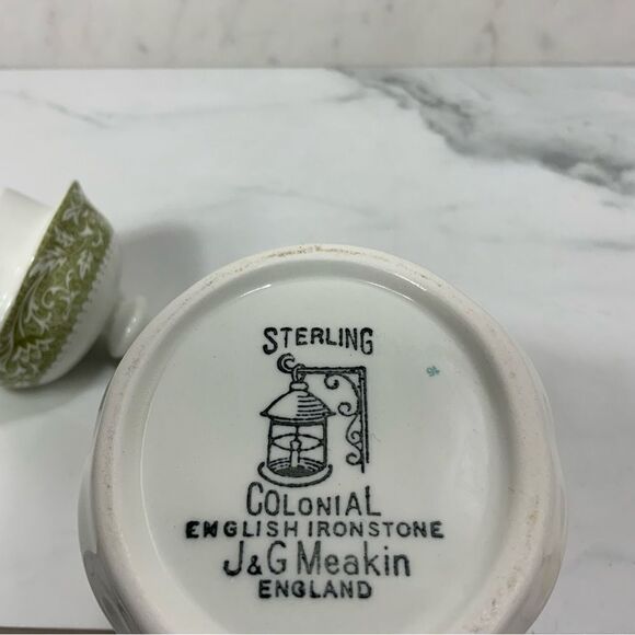 VINTAGE Colonial J&G Meakin Creamer and Sugar set - Picture 4 of 4